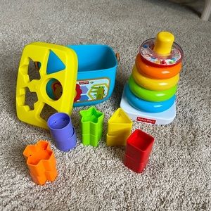 Fisher price stacker & block set
